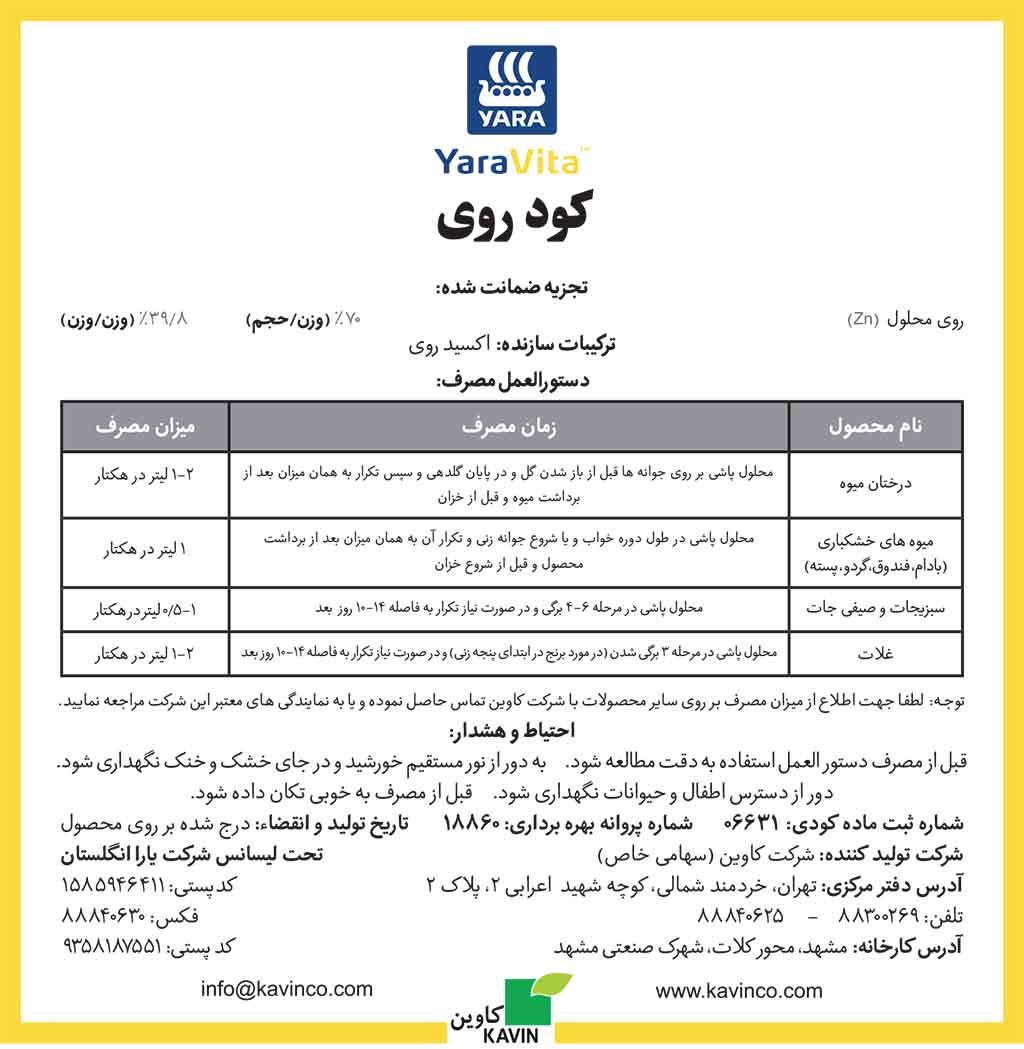 zinc-02 کود روی