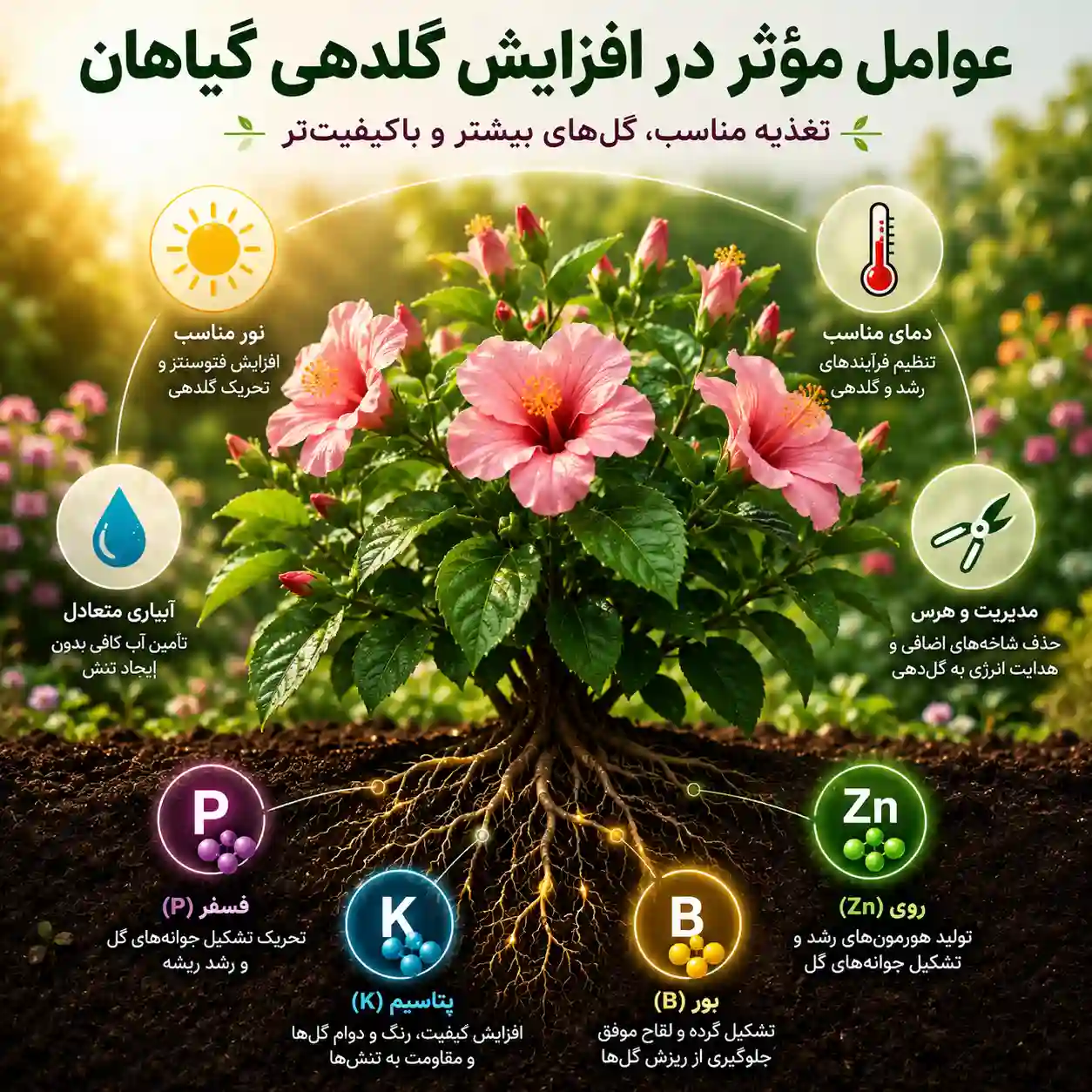 عوامل موثر در گل انگیزی